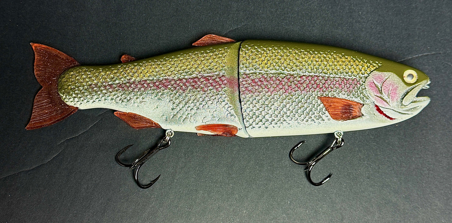 Hinkle Trout 11" Glide Bait - 9oz No Dot Rainbow Matte Colorway | Brand New