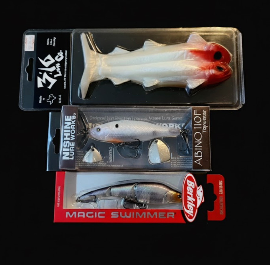 Swimbait Lot - 3 Premium Swimbaits Bundle (316, Nishine, Berkley)