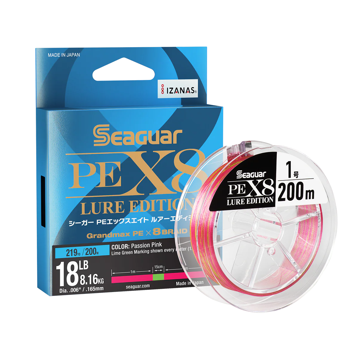 Seaguar JDM PEX8 Lure Edition Braid