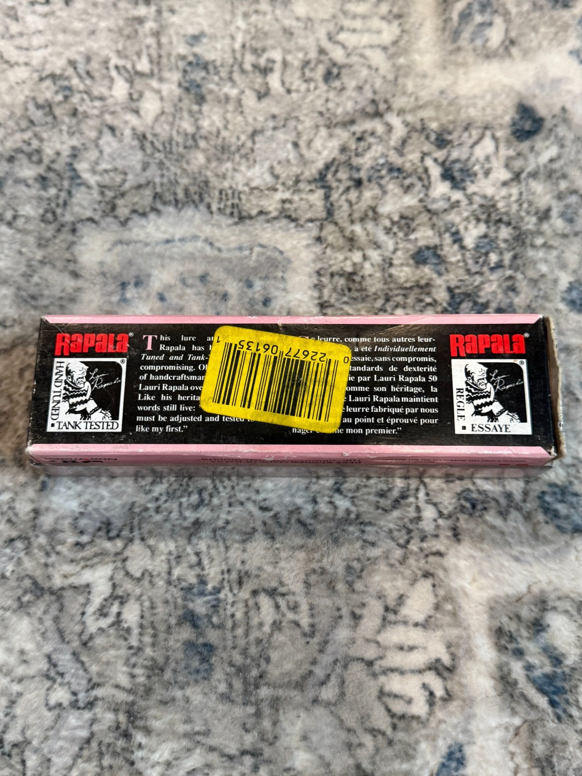 Vintage Rapala Risto Rap Deep Runner RR-9-SB silver blue in original box