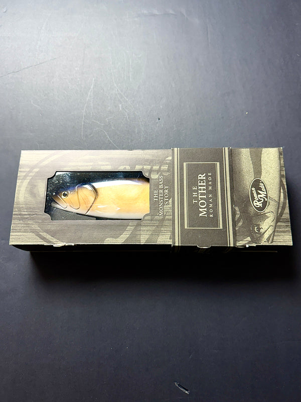 Roman Made Mother Natural Wood Blue Bottom Hook | Premium Jointed Swimbait