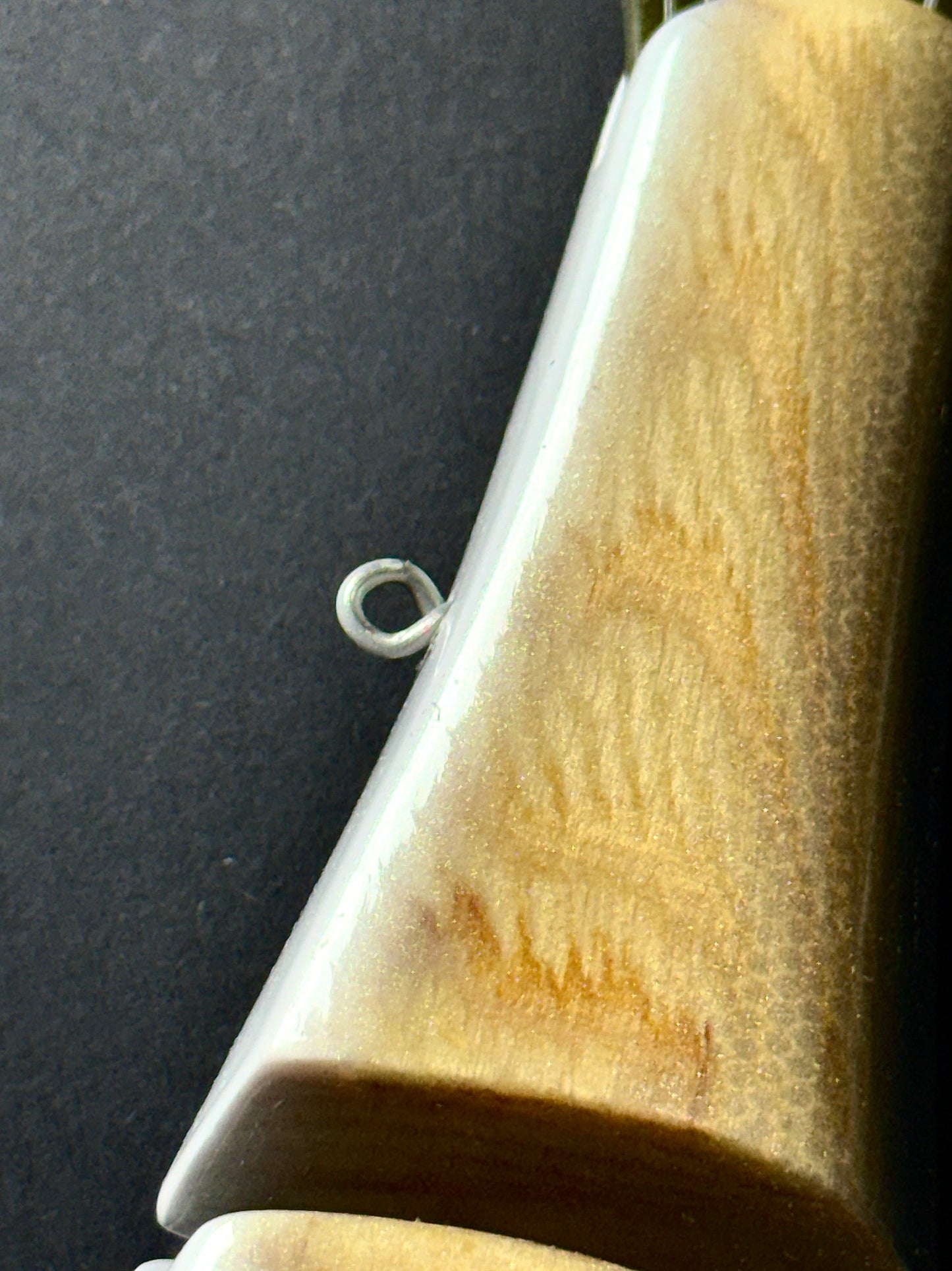 Roman Made Negotiator Natural Emerald Wood Bottom Hook | Jointed Swimbait