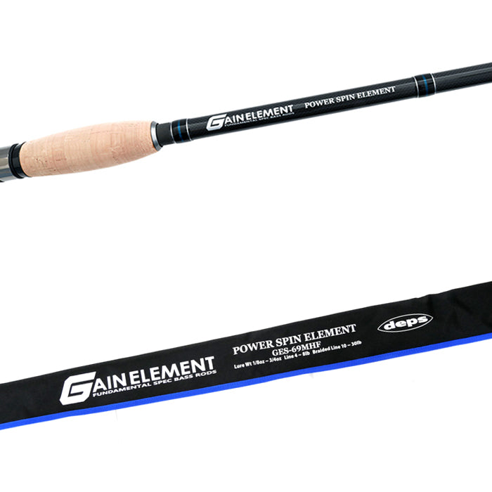 Deps G Element GES-69MHF Spinning Rod Medium Heavy Bass Fishing JDM Rod