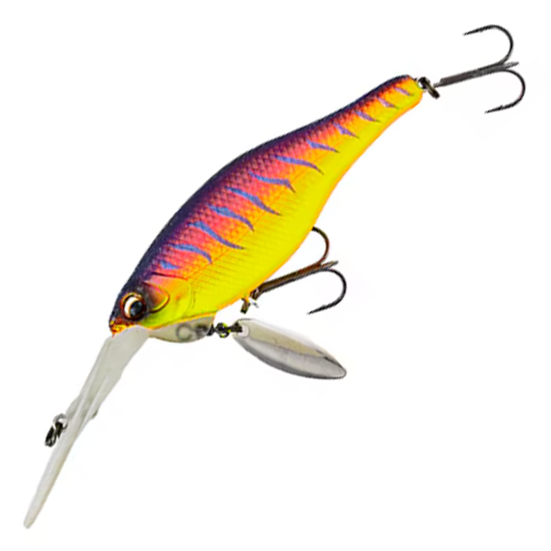 Imakatsu Do-No Shad High Pitch TG Mag – #46 Matt Red Hot Tiger