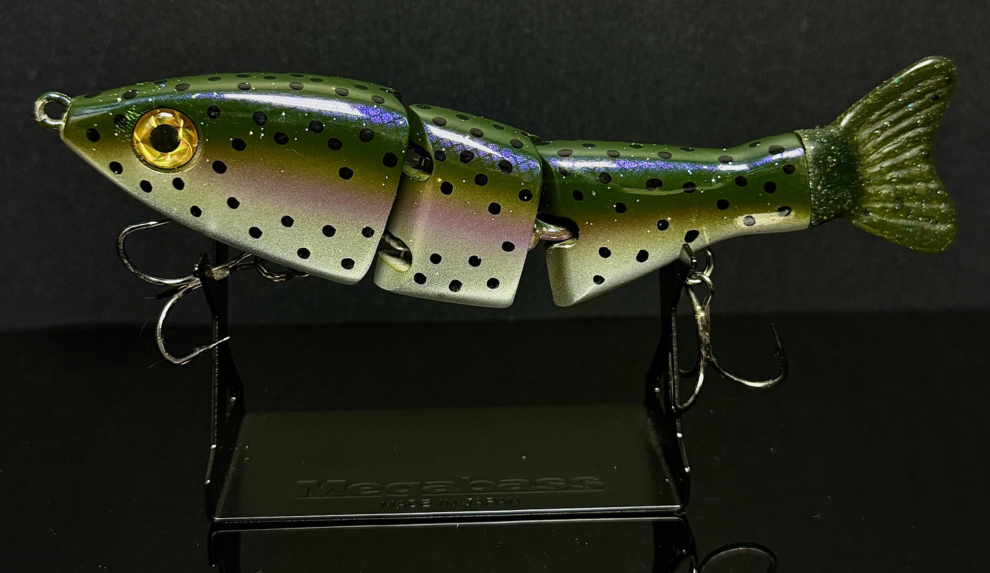 Triple Trout 6" - Premium Triple Jointed Swimbait (1.5oz, Purple Trout, Slow Sink)