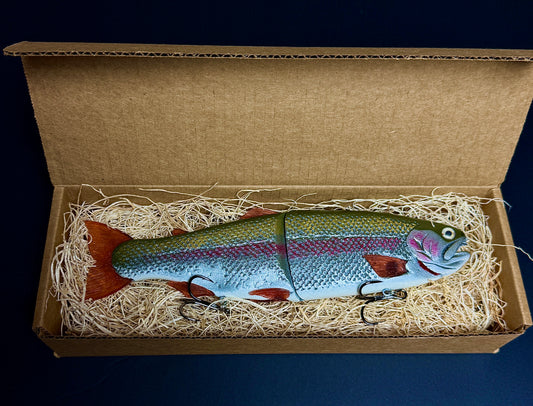 Hinkle Trout 11" Glide Bait - 9oz No Dot Rainbow Matte Colorway | Brand New