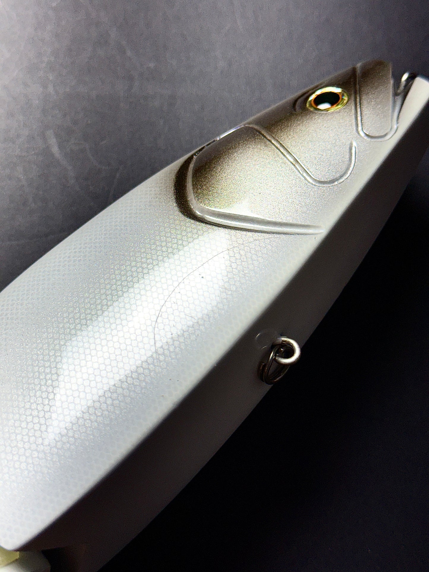 Roman Made Mother White Snake Bottom Hook | Jointed Glide Bait