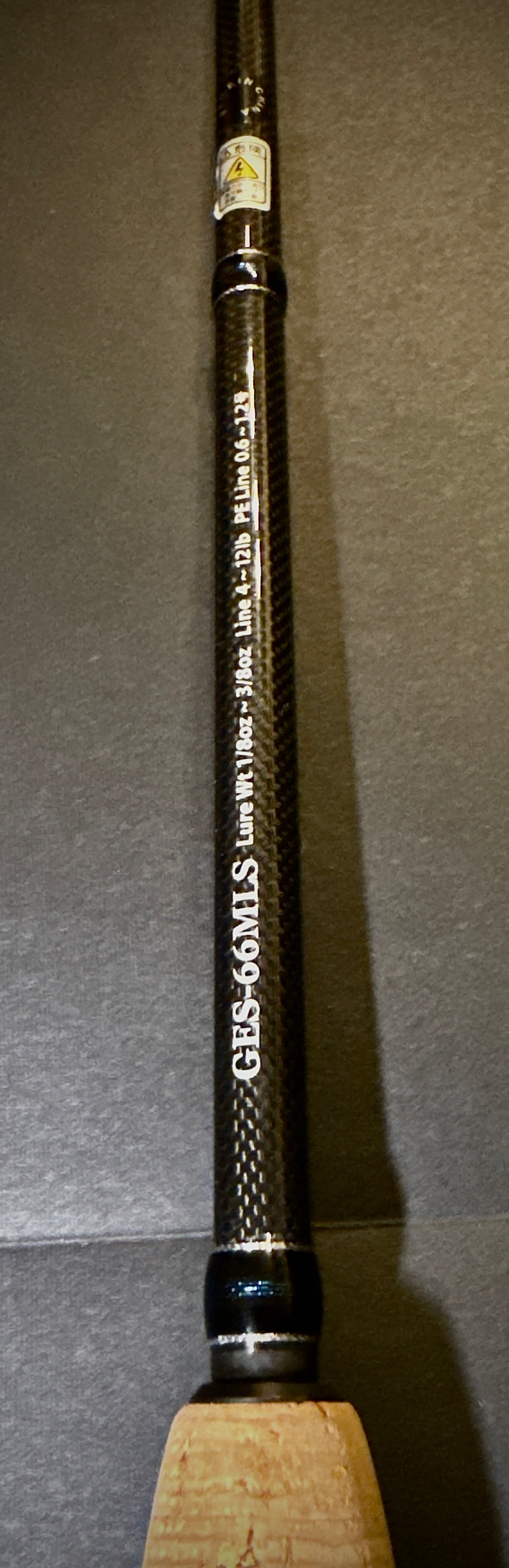 Deps Gain Element GES-66MLS 6'6" - Premium Medium Light Spinning Rod (1/8-3/8oz)