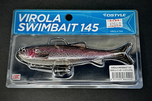 Virola Swimbait 145 5.8" - Premium Japanese Swimbait (0.8oz, Rainbow Trout PTD)