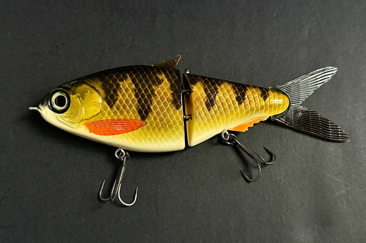Cormorant Mud Glide 7-inch Perch Black Fin Swimbait
