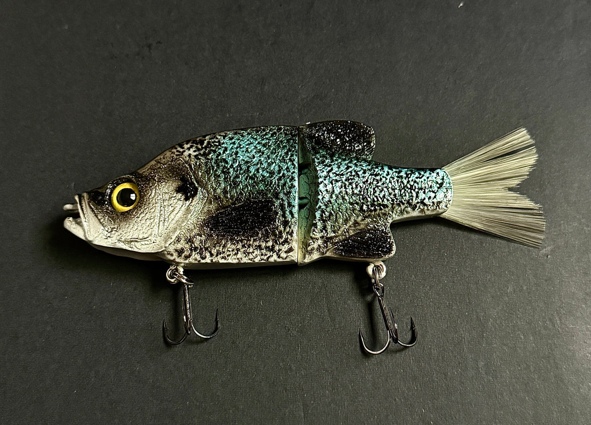 KGB Little Crappie 6-inch Blue Crappie Swimbait