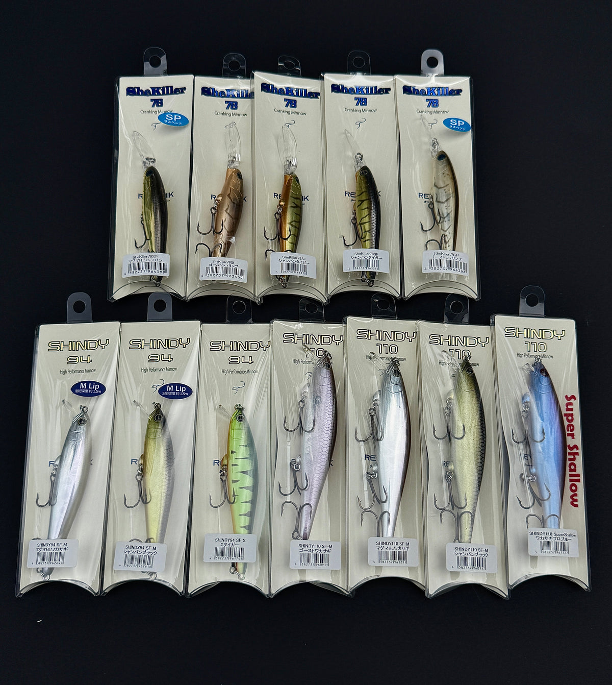 Revonik Shindy/Shakiller Jerkbait Lot