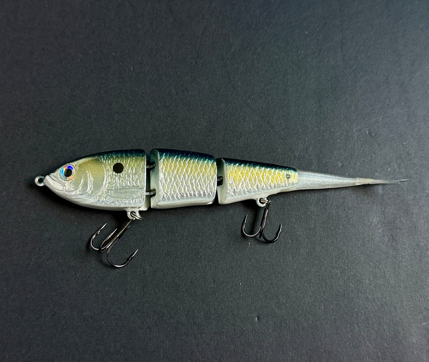 Sweet Baits 5.0 Herring 7" - Premium Swimbait (1.4oz, Blue Chrome Shad, Slow Sink)