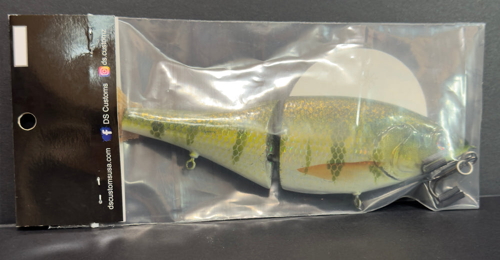 DS Customs 8' Foiled Shad - Premium 3-Piece Swimbait (3oz)