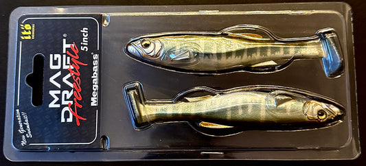 Megabass MagDraft Freestyle 5" - Premium Japanese Soft Swimbait (Hasu)