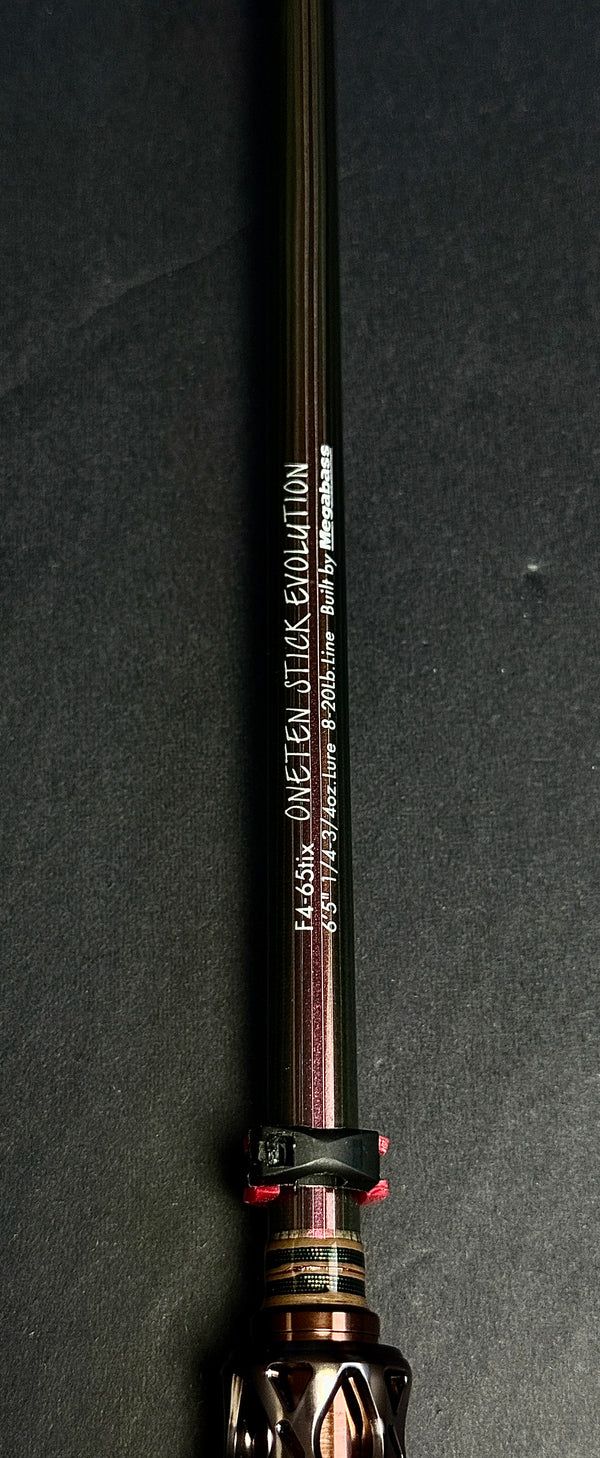 Megabass Evoluzion F4-65tix OneTen Stick Evolution - 6'5" Medium (Like New)