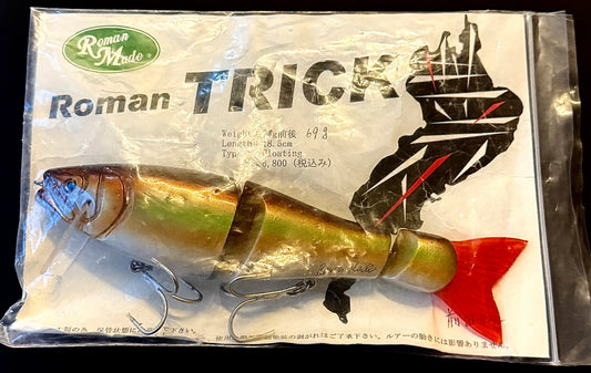 Roman Made Trick OG - Early Model Wooden Glidebait with Hard Lip