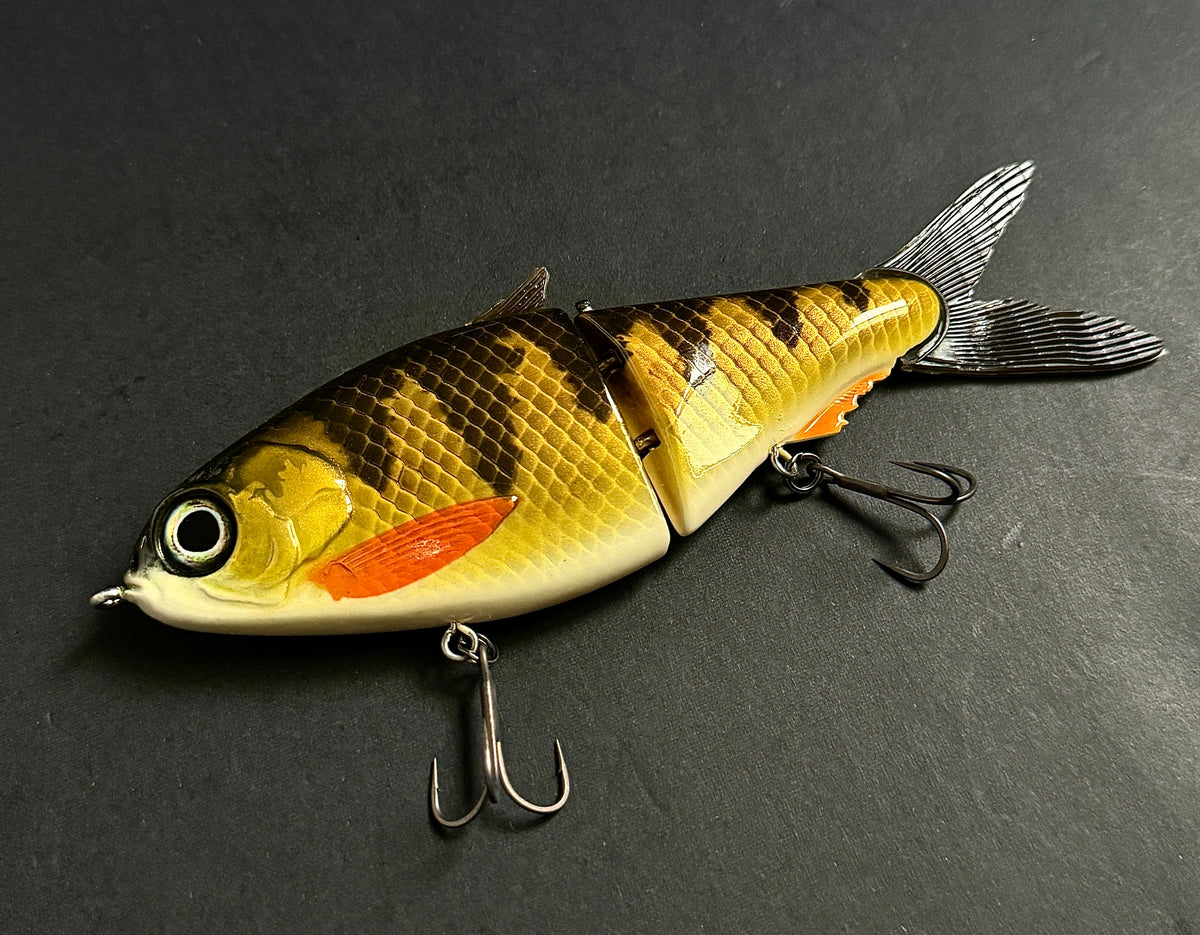 Cormorant Mud Glide 7-inch Perch Black Fin Swimbait