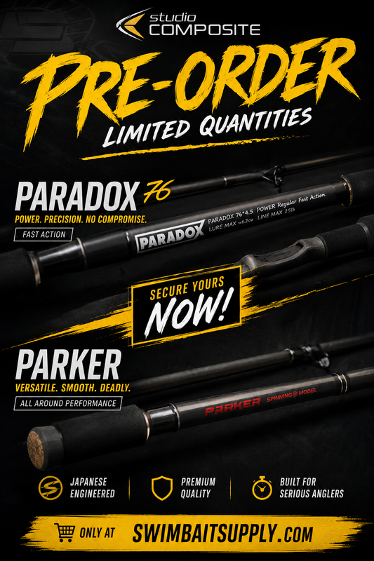 Studio Composite Rods – Pre-Order (Paradox & Parker Series)
