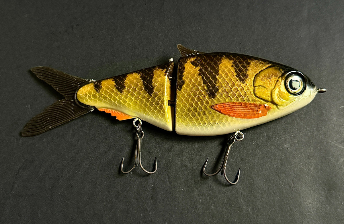 Cormorant Mud Glide 7-inch Perch Black Fin Swimbait