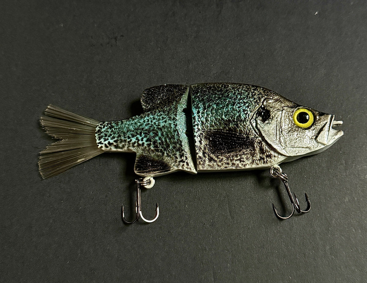 KGB Little Crappie 6-inch Blue Crappie Swimbait