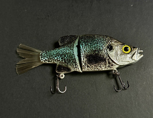 KGB Little Crappie 6-inch Blue Crappie Swimbait
