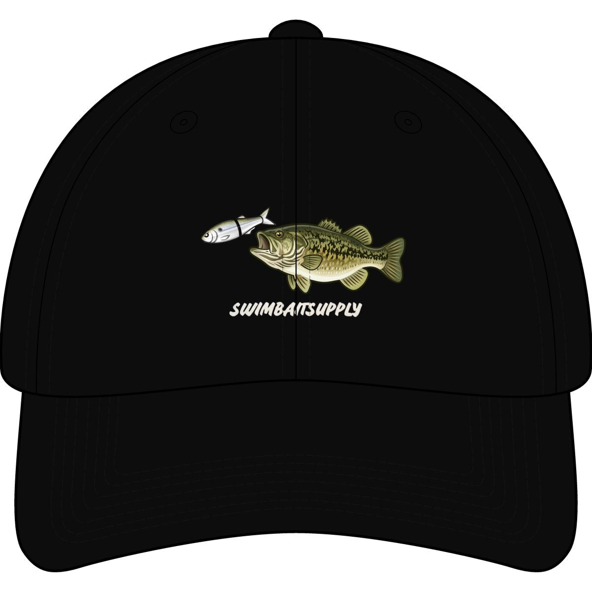 Largemouth Bass with Swimbait Cap