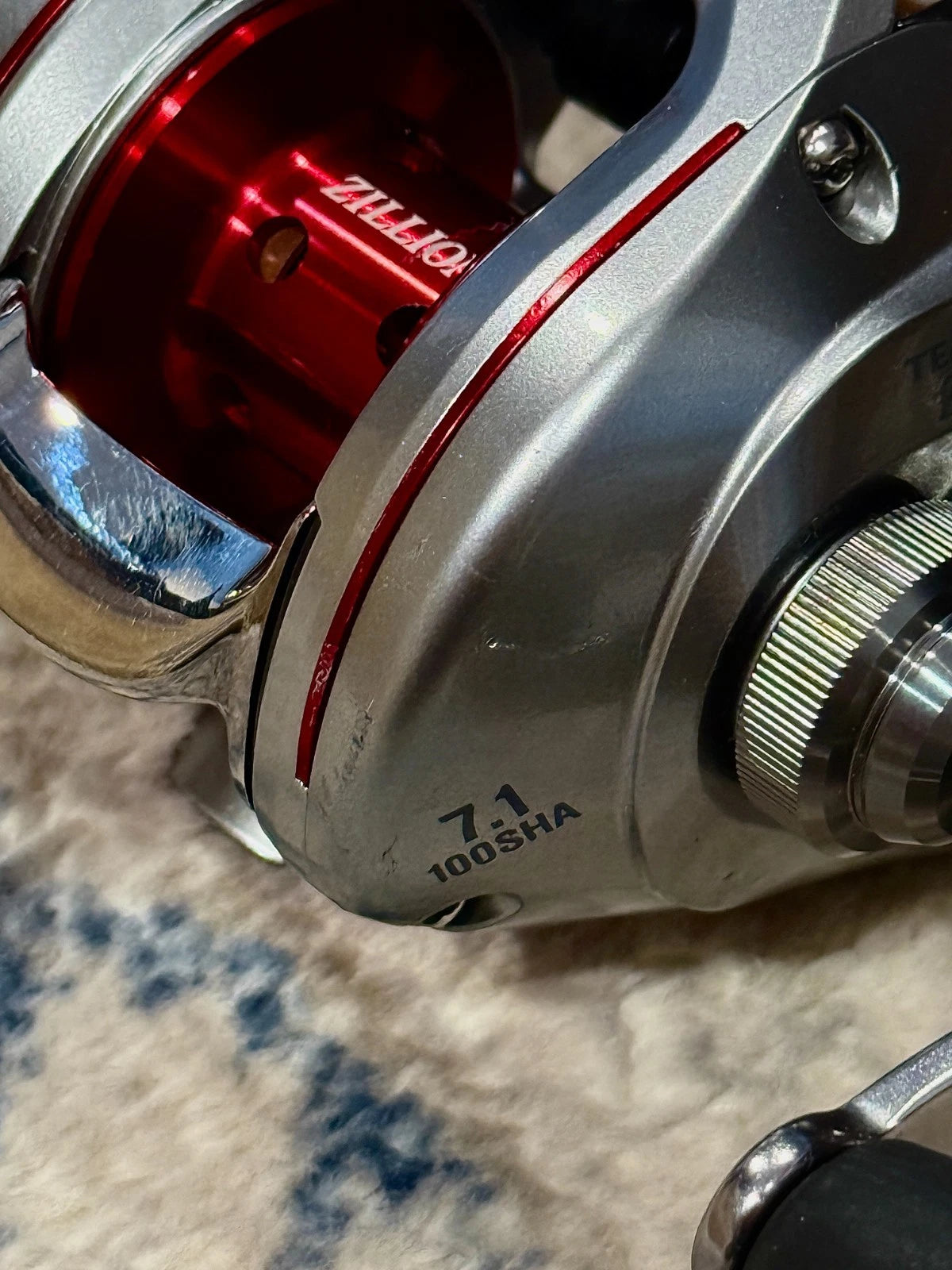 Team Daiwa Zillion 100 SHA 7.1:1 High Speed Baitcasting Reel Bass Fishing